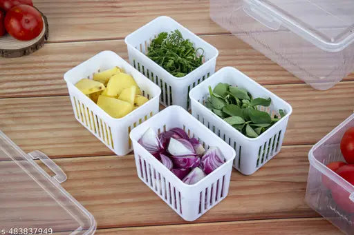 Multi-Storage Airtight Freezer Containers – Kitchen & Refrigerator Food Storage Set - JustHomely