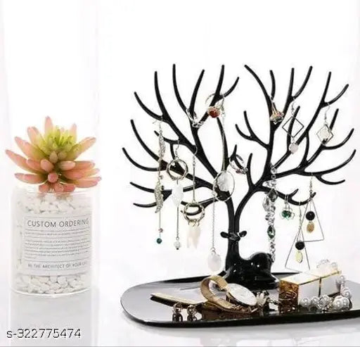 Deer Tree Tray Display Stand Holder Organizer (Pack of 1) - JustHomely