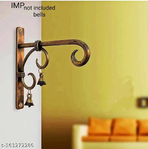 Golden Antique Wall Hook – Elegant & Versatile Hanging Hooks for Home & Garden (Set of 2) - JustHomely