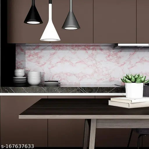 3D Marble Wallpaper Sticker – Self Adhesive, Waterproof & Removable - JustHomely