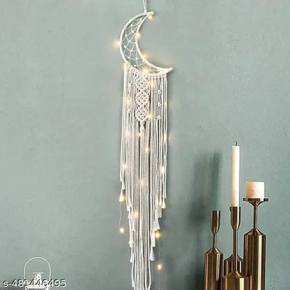 Handcrafted Macrame Star Moon Wall Hangers - Perfect Gift & Home Decor - JustHomely