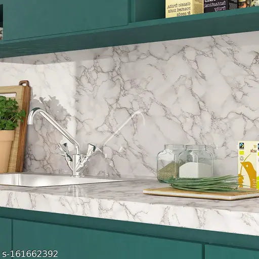 3D Marble Wallpaper Sticker – Self Adhesive, Waterproof & Removable - JustHomely